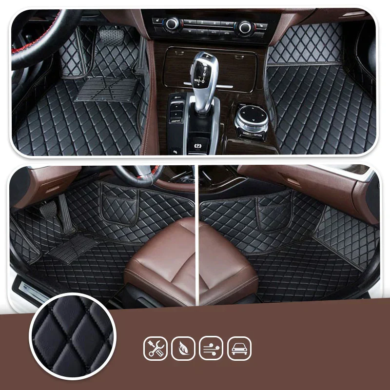 Elvile 2026 Waterproof Non-slip Universal Fit Customized Floor Mats for Cars, SUVs, and Trucks